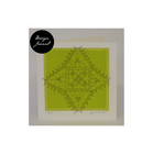 Nyplätty - taitettu kortti - lime2