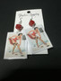 Stamp pin-up earrings with die