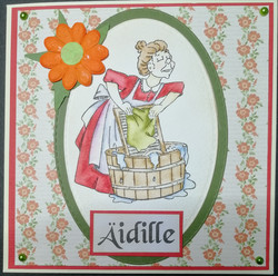 Kortti äidille pyykki
