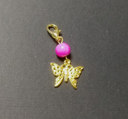 Butterfly collar charm