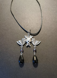 Vampire bat necklace