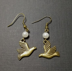 Dove earrings