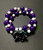 Violet Memory Wire Bracelet