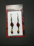 Red Flower Earrings