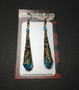 Turquoise medieval earrings