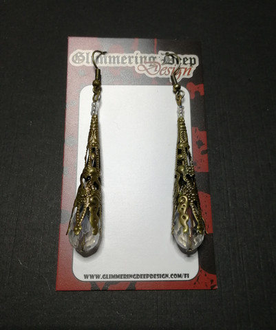 Bright medieval earrings