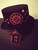 Hattu steampunk punainen kello