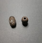 Black wooden carved dread bead