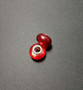 Lock beads bright red 2