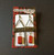 Viking earrings red stone