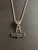 Thor's hammer necklace goat's head with chain