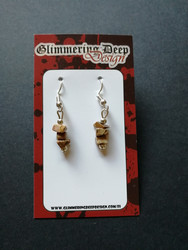 Stone beads earrings