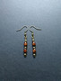 Wood beads earrings