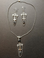 Cross jewelry set