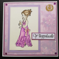 Lilac girl Graduate card