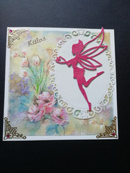 Thank you card with a fairy