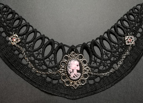 Cloth jewelry Skull woman