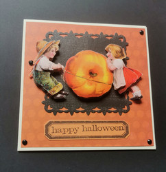 Halloween kortti lapset
