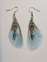 Light blue fairy wing earrings