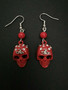 Red Skull earrings