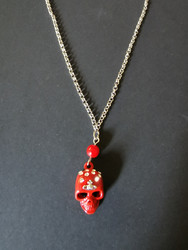 Red Skull necklace