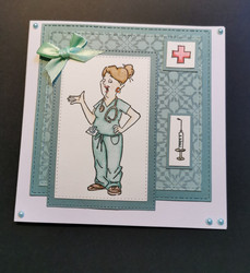 Card for a nurse