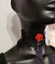 Rose and cross neclace