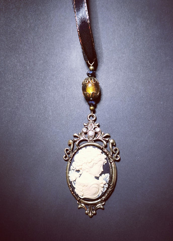 Vintage woman christmas ornament