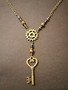 Steampunk kaulakoru avain sydämeen