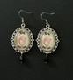 Be mine earrings with a red heart