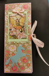 Fairy chocolate bar card