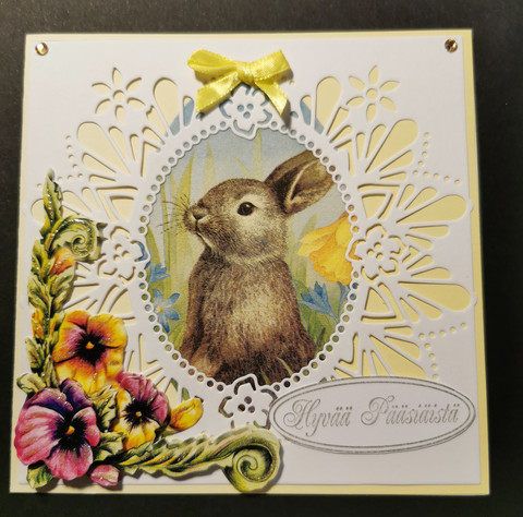 Bunny Easter card