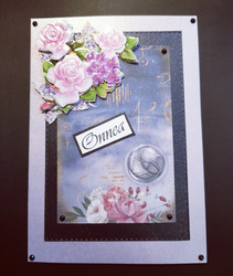 Flower card with alchemy