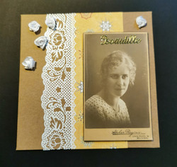 Vintage grandmother mother's day card