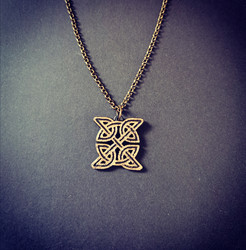Bronze colored celt neclace