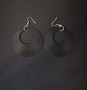 Large black earrings