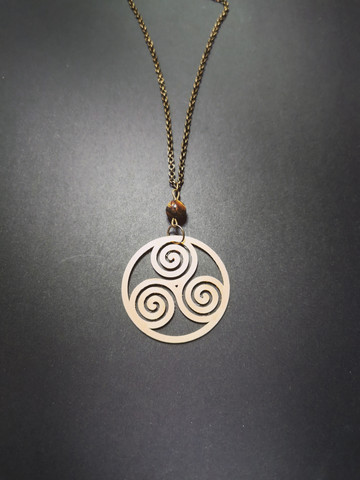 Triskelion necklace