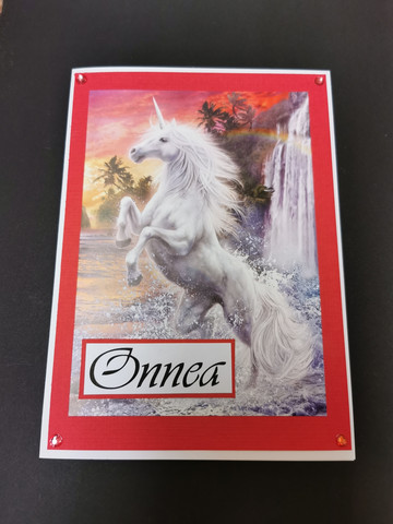 Unicorn card
