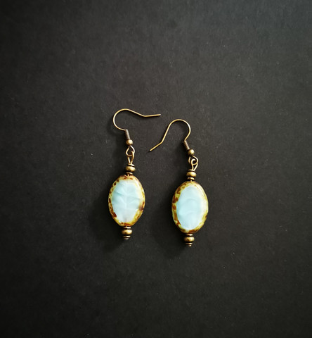 Blueish earrings