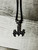 Hammer necklace skull with black cord