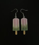Pear and rasberry Ice cream earrings