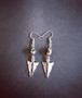 Arrowhead earrings