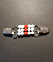 White and red sweater clip
