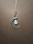 Moon neclace with a moonstone