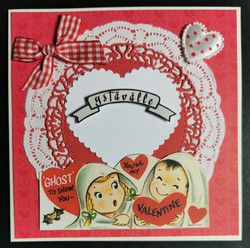 Ghost Valentine's day card