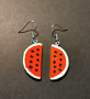 Big watermelon earrings
