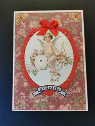 Angel valentine's day card