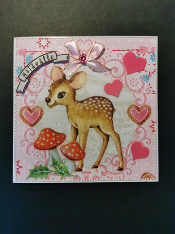 Bambi ystävälle kortti