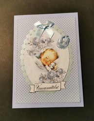 Baby boy card