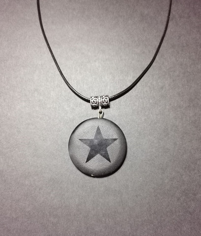 Stone necklace with star